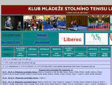 Tablet Screenshot of kmst.stolni-tenis.webtra.cz